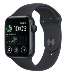 Apple Watch Series SE 2 (2022) GPS + Cellular 40 mm - Aluminium Minuit - Bracelet sport Noir