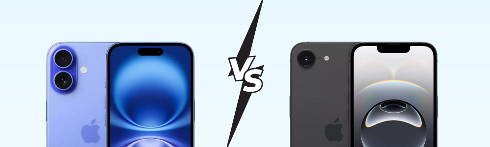 iPhone 16 vs iPhone 16e