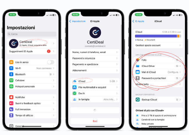 Backup iPhone iCloud
