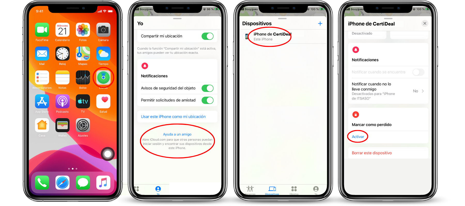 Buscar mi iPhone desde otro dispositivo