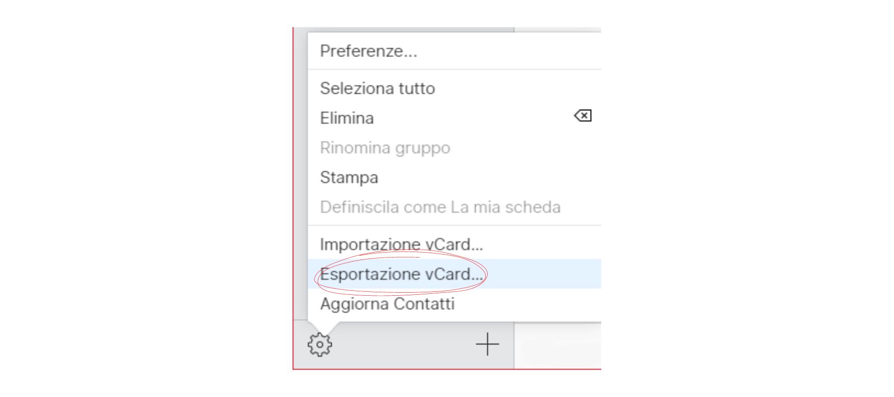 Trasferire i contatti da Android a iPhone tramite file VCF