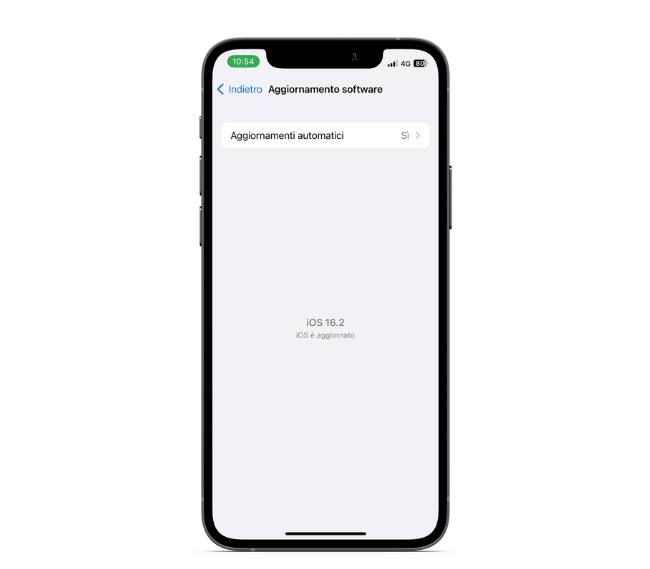 Aggiornamento iOS con iPhone