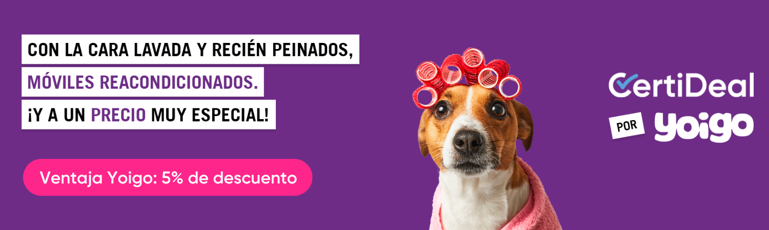 Oferta espcial CertiDeal por Yoigo