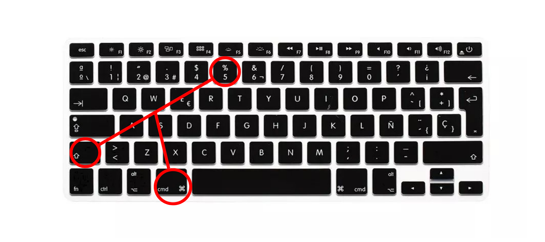 Cómo grabar pantalla de Mac