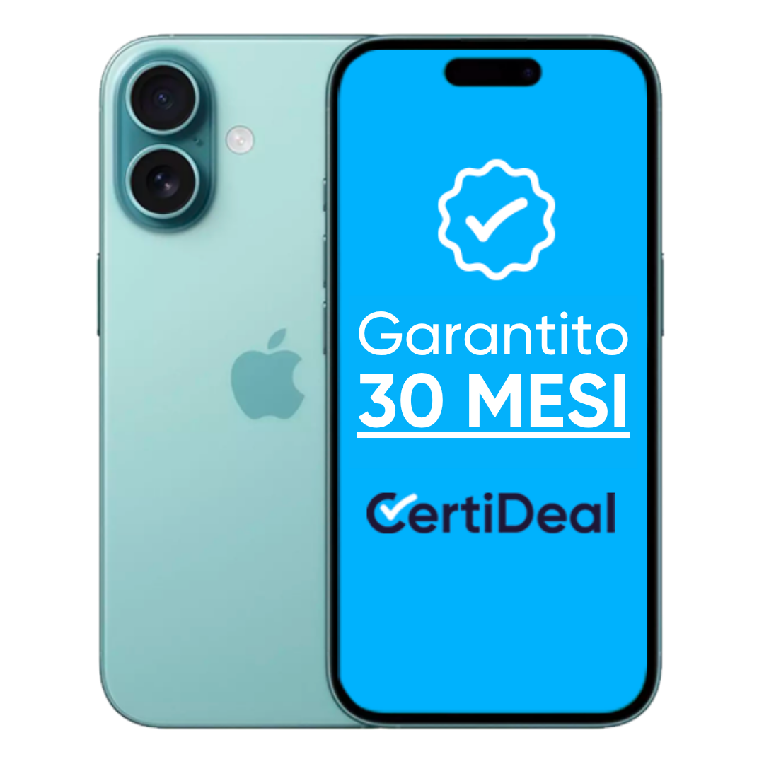 iPhone 16 128 GB Verde acqua eSIM