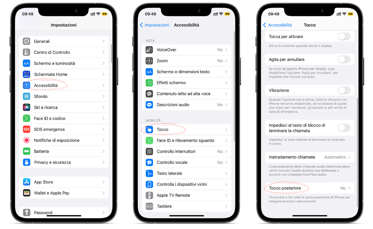 Procedura per fare screenshot senza premere i tasti (1)