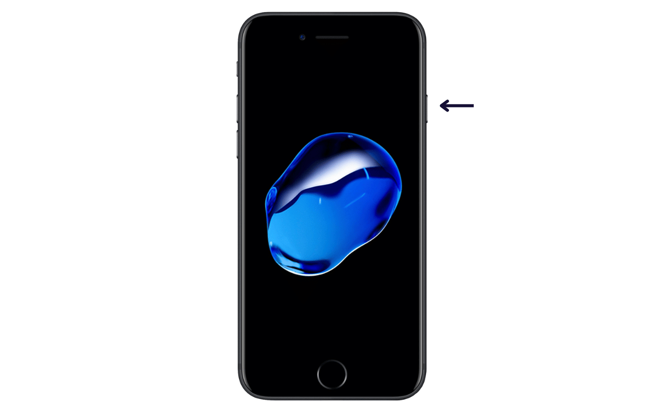 Procedura per spegnere iphone contasto Home