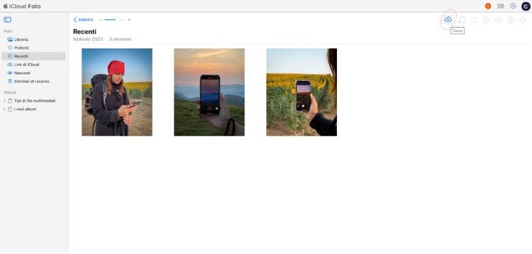 Transferir fotos de PC a iPhone con iCloud